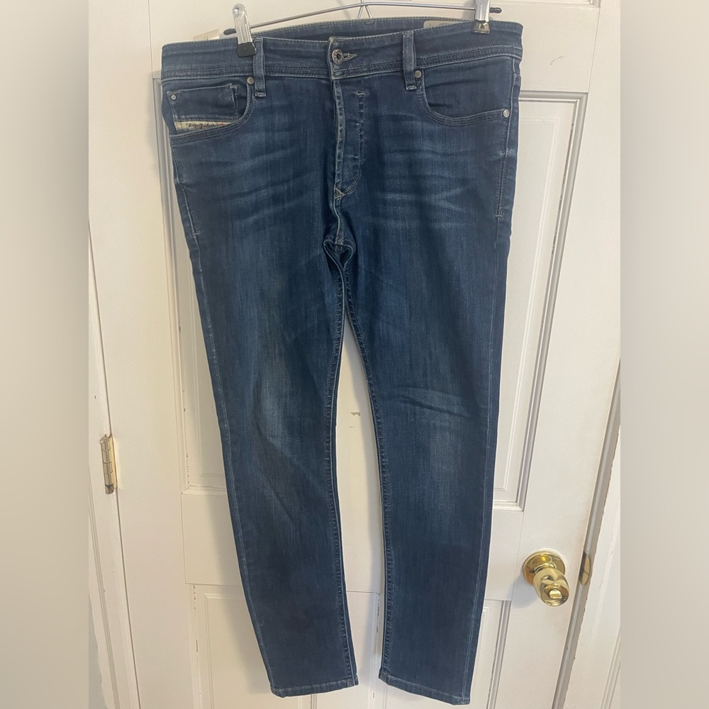 Diesel Men's Troxer Deep Indigo Slim Jeans